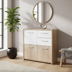 Flur Kommode Aaron in Eiche Sonoma