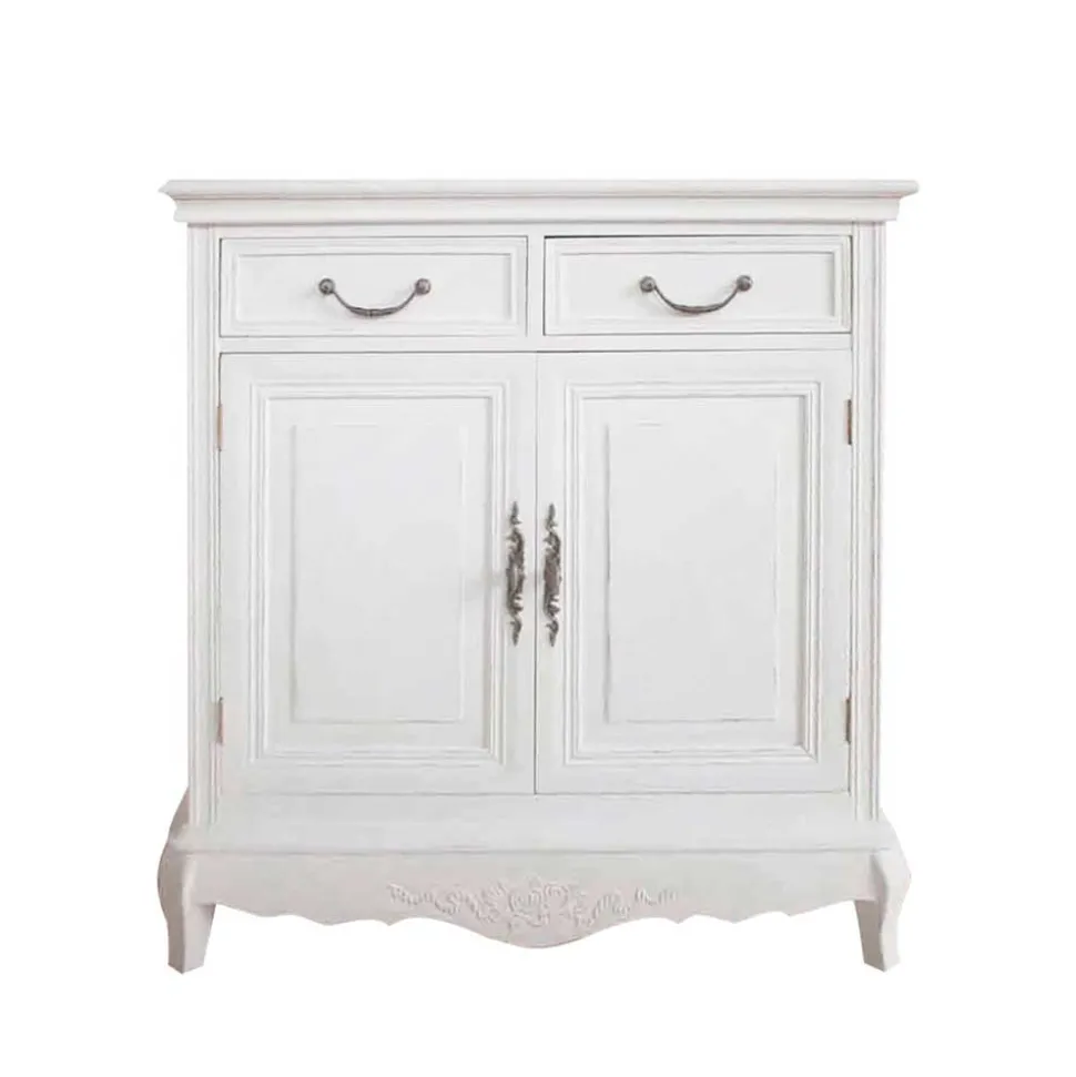 Flur Kommode Liacora in Weiß