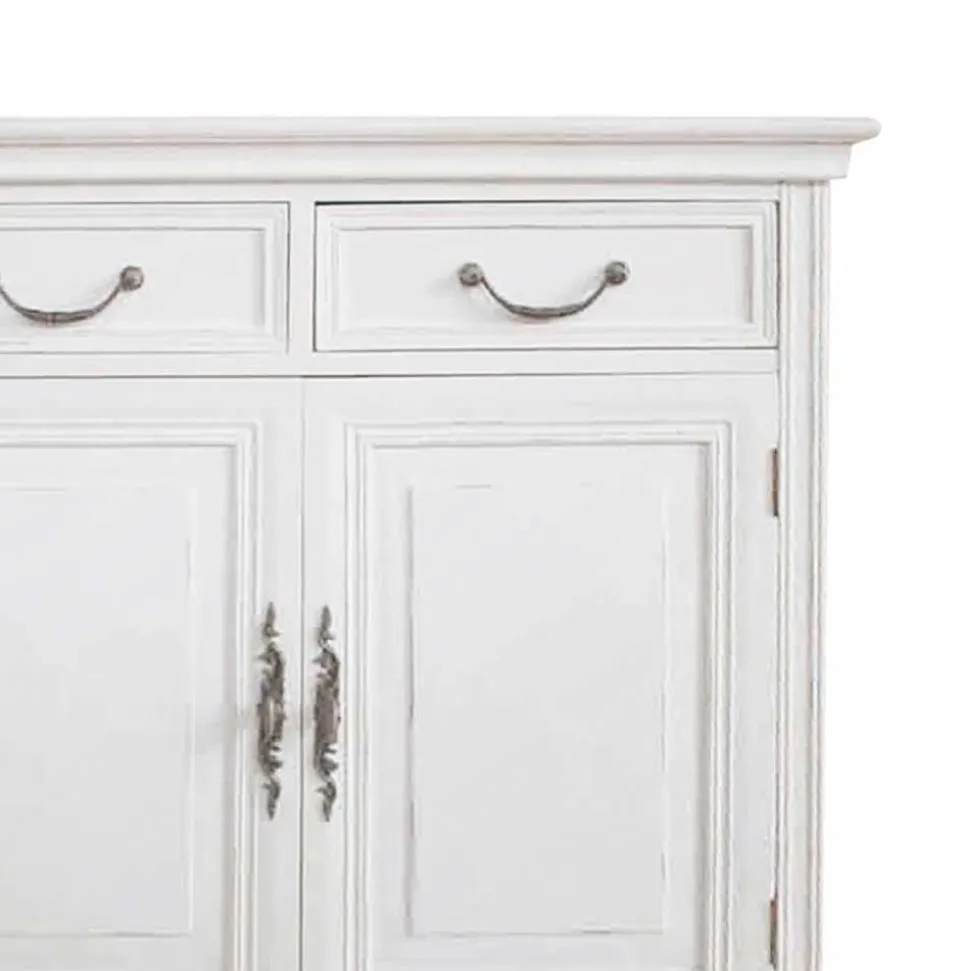 Flur Kommode Liacora in Weiß