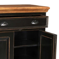 Flur Kommode Sentiments in Schwarz