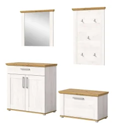 Flur Kompletteinrichtung zweifarbig - Tocella (vierteilig)