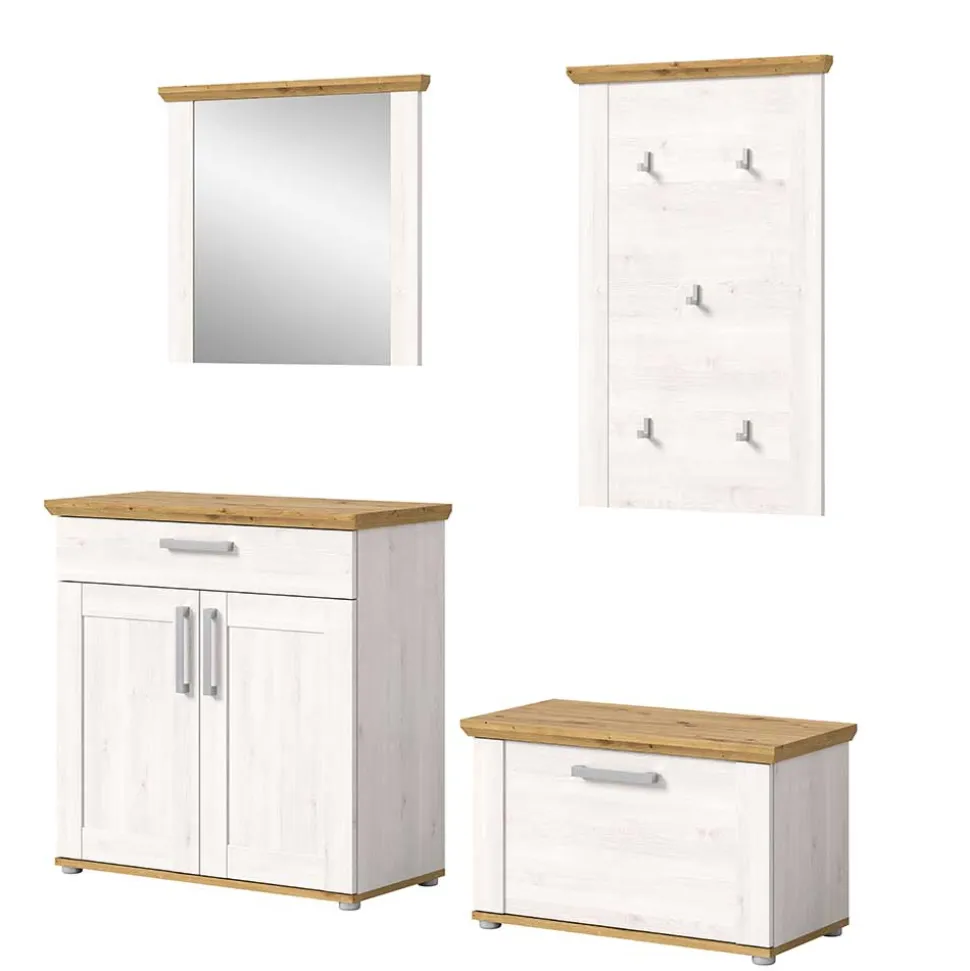 Flur Kompletteinrichtung zweifarbig - Tocella (vierteilig)