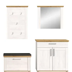 Flur Kompletteinrichtung zweifarbig - Tocella (vierteilig)