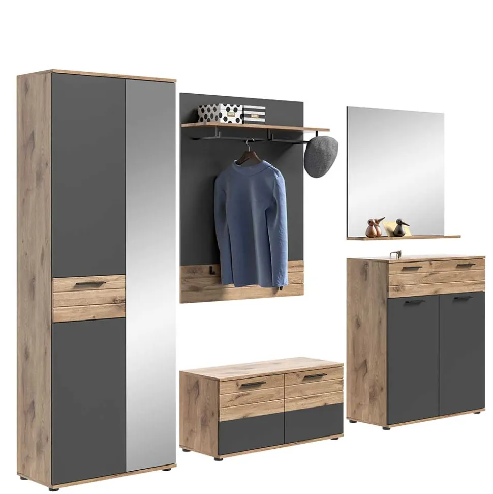 Flur Möbelprogramm als Set - Catamaron (fünfteilig)