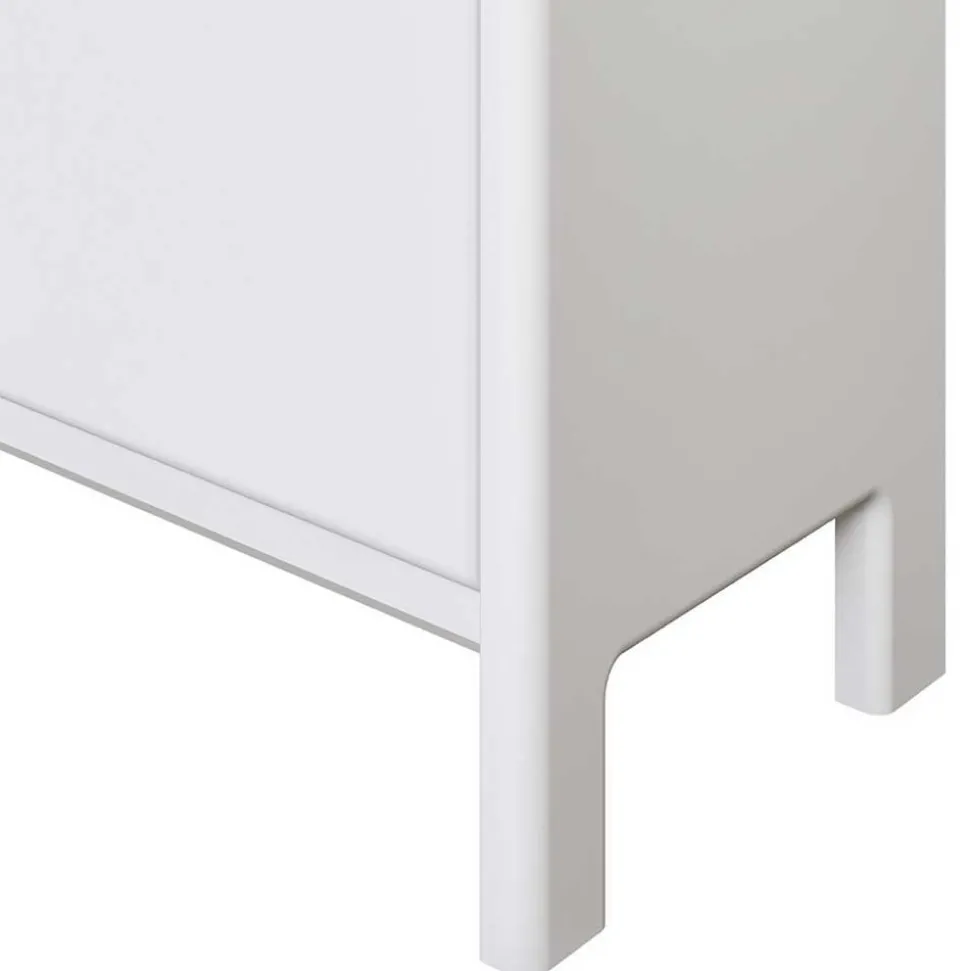 Flur Schrank & Lowboard & Spiegel Set - Oranias (dreiteilig)