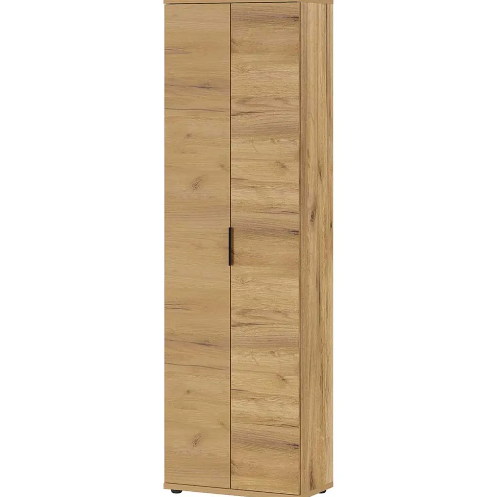 Flur Schrank Garderobe in Wildeiche Dekor - Esdrusca