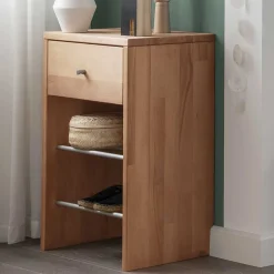 Flur Schuhaufbewahrung & Spiegel Set - Shimousa (dreiteilig)