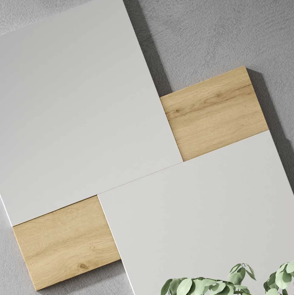 Flur Set in Weiß & Wildeiche Dekor - Dialucia (zweiteilig)