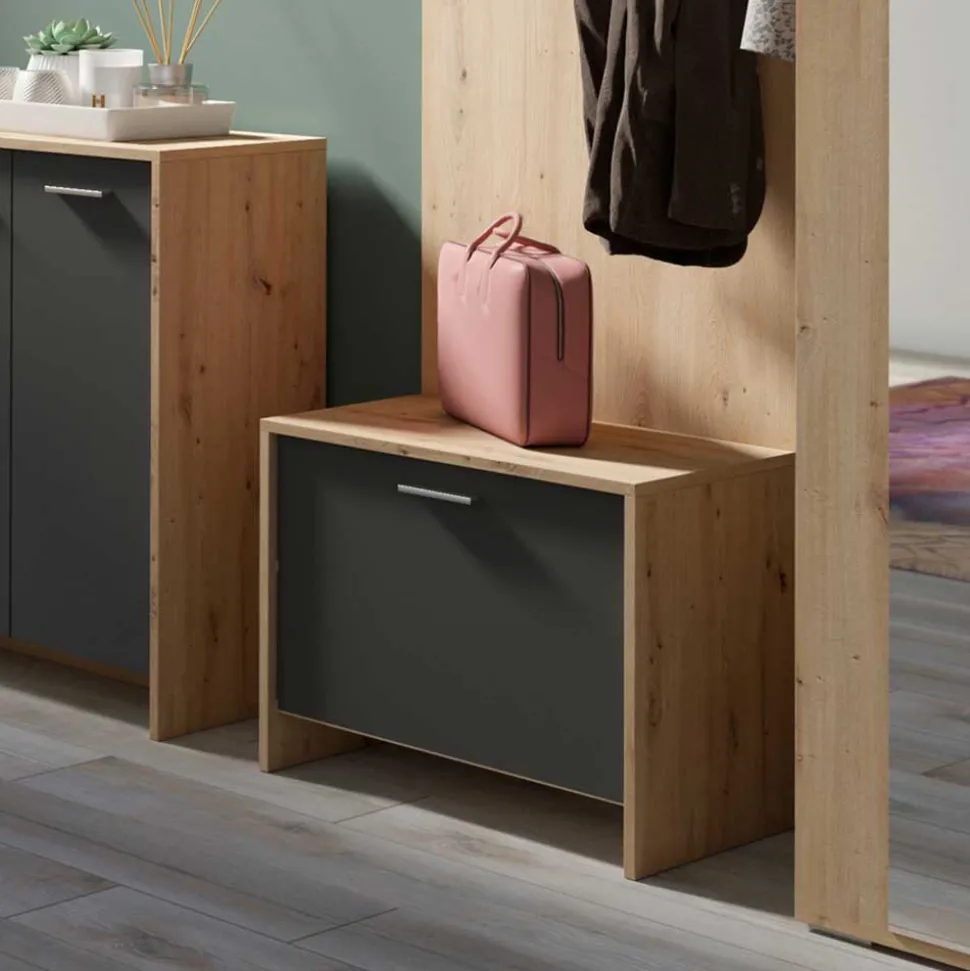 Flur Stauraumbank zweifarbig - Ungaran