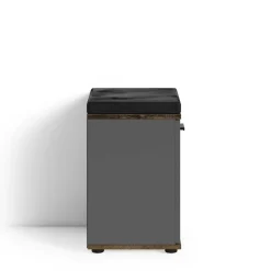 Flurbank in Anthrazit und Altholz Optik - Vlatu