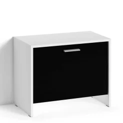 Flurbank mit Klappe in Schwarz Weiß - Tihano