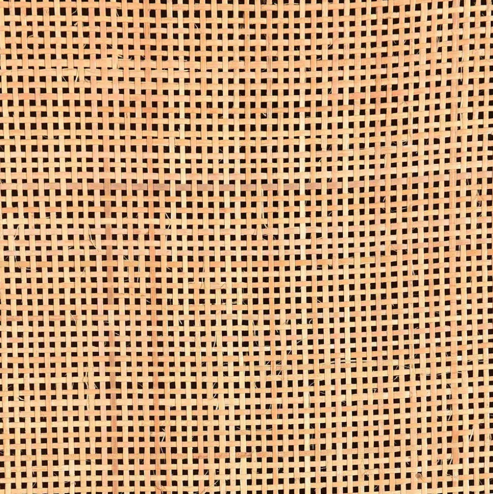 Flurbank mit Schuhklappe aus Holz & Rattan Geflecht - Lazianus