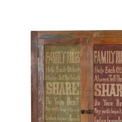 Flureinrichtung aus Recyclingholz - Creek (vierteilig)