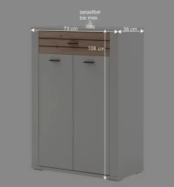 Flureinrichtung Komplettset modern - Ballina (fünfteilig)