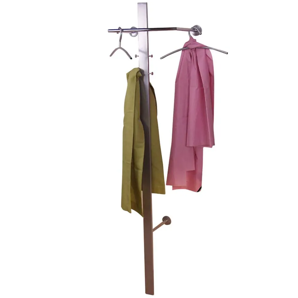 Flurgarderobe Hotti aus Stahl verchromt