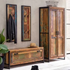 Flurmöbel im Shabby Chic Set - Ensley (vierteilig)