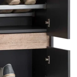 Flurmöbel in Anthrazit & Wildeiche NB - Joha (vierteilig)