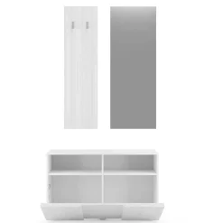 Flurmöbel in Eukalyptus Holzoptik - Hollie (dreiteilig)