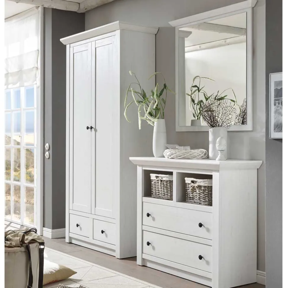 Flurmöbel Set Chelles in Landhausstil (dreiteilig)