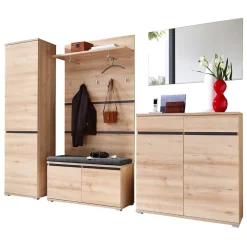 Flurmöbel Set Curelino in Buche (sechsteilig)
