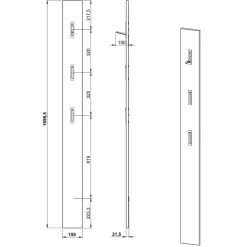 Flurmöbel Set in modernem Design - Cuyano (dreiteilig)
