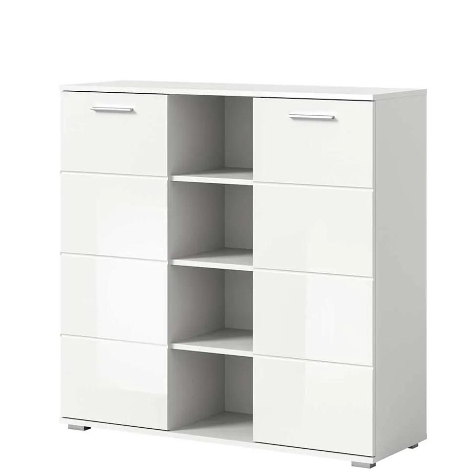 Flurmöbel Set in Weiß HG - Rugova (vierteilig)