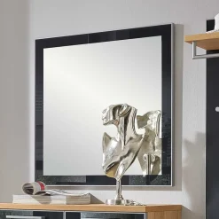 Flurmöbel Set Lalaika in Anthrazit Glas beschichtet (dreiteilig)