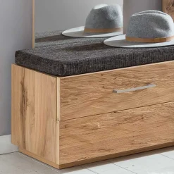 Flurmöbel Set Macusos aus Balkeneiche Massivholz (dreiteilig)