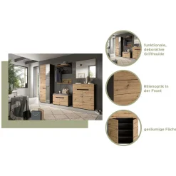 Flurmöbel Set modern - Norja (vierteilig)