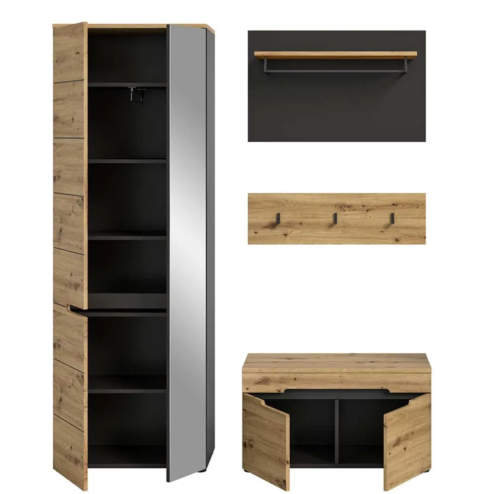 Flurmöbel Set modern - Norja (vierteilig)