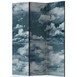 Foto Paravent Himmel voller Wolken - Solcian