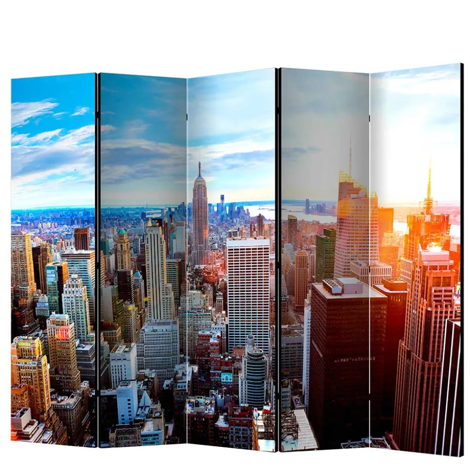 Foto Paravent Sonnenaufgang in Manhattan NY - Dieus