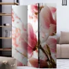Fotodruck Paravent mit Motiv Pinke Magnolien - Amuting