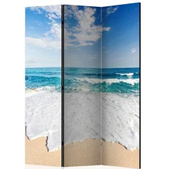 Fotodruck Paravent Strand & Meer & Wellen - Linstead