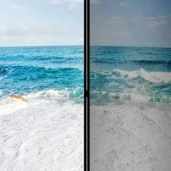 Fotodruck Paravent Strand & Meer & Wellen - Linstead