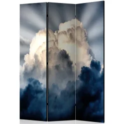 Fotodruck Paravent Wolkiger Himmel - Millie