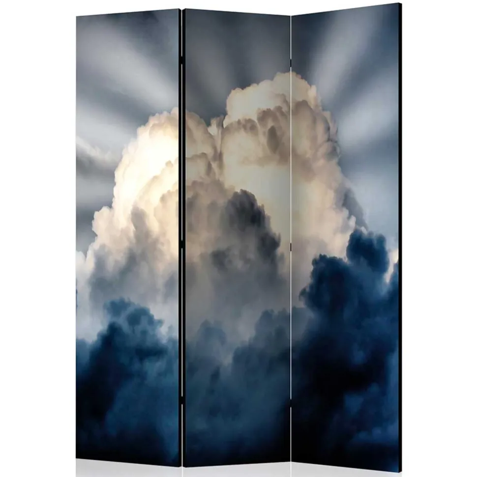Fotodruck Paravent Wolkiger Himmel - Millie