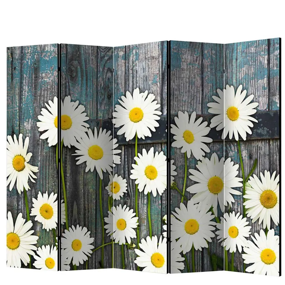 Fotodruck Trennwand mit Margheriten Motiv - Badehma