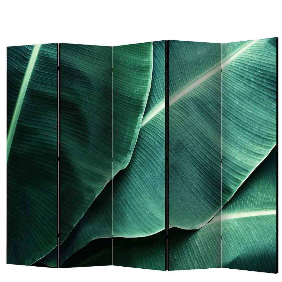 Fotomotiv Paravent mit Close Up Bananenblätter - Yanicol