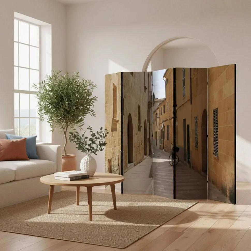 Fotomotiv Sichtschutz Gasse in Mallorca - Romus