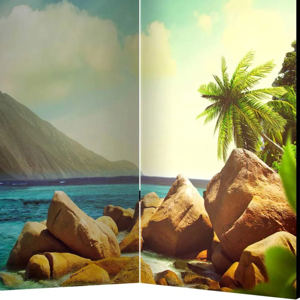 Foto-Paravent Insel Paradies - Dinamaro