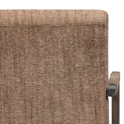 Freischwinger Armlehnenstuhl in Braun meliert - Sicilia (2er Set)