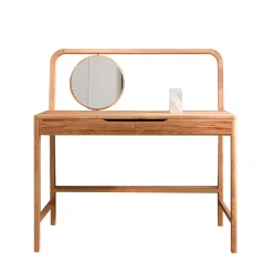 Frisiertisch mit Spiegel aus Kernbuche - Lana