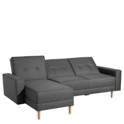 Funktionelles Ecksofa in Dunkelgrau - Kalastania (zweiteilig)