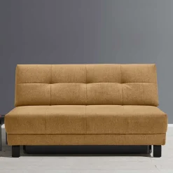 Funktionelles Schlafsofa in Gelb - Yudikus
