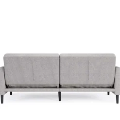 Funktionscouch in Hellgrau und Schwarz - Logion