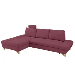 Funktionsecke in Bordeaux Rot und Buche - Baonga