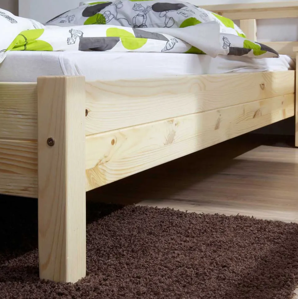 Futonbett Adalberto aus Kiefer Massivholz
