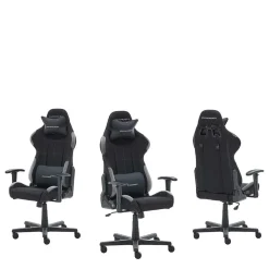 Gaming Chair in Schwarz Grau - Tannilo