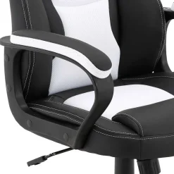 Gaming Computerstuhl in Schwarz Weiß - Bajan